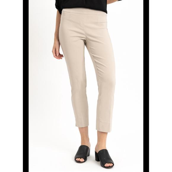 Renuar 21-Inch Pull On Capri Pant - Creme FINAL SALE